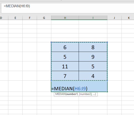 Excel Easy Tutorial: How To Use The MEDIAN Function