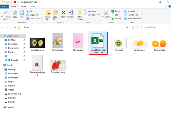 How To Insert Bulk Image Links In Microsoft Excel