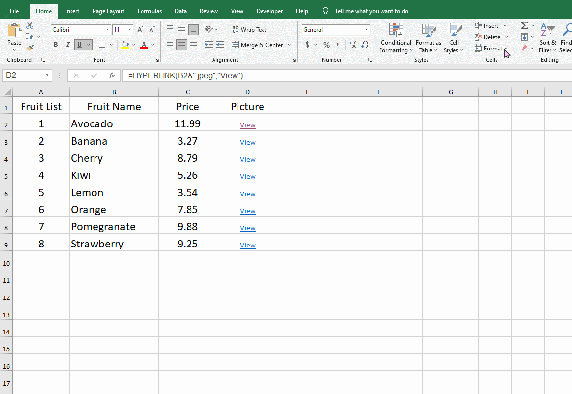 How To Insert Bulk Image Links In Microsoft Excel How To Insert Bulk Image Links In Microsoft Excel