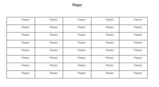 How To Fill The Same Content In Word Table? How To Fill The Same Content In Word Table?