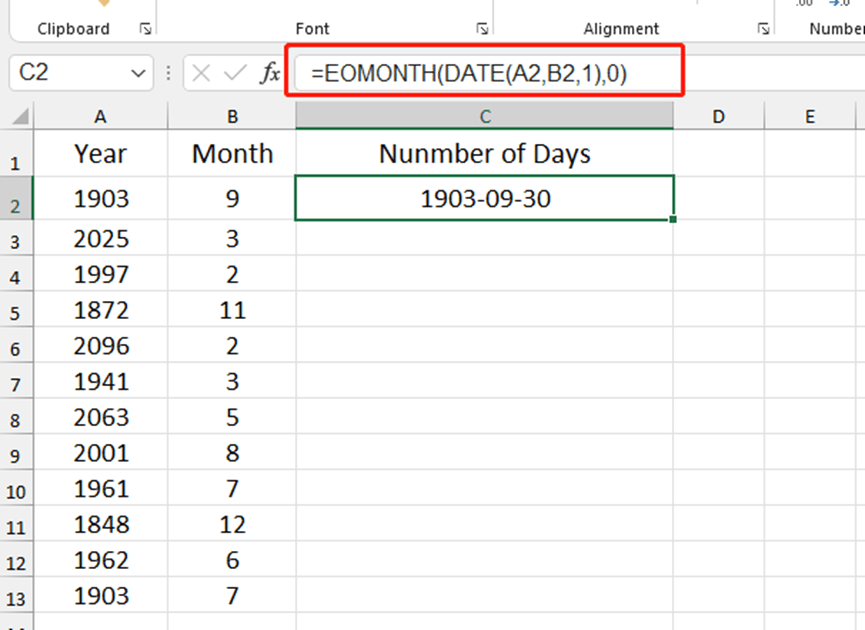 How to Determine the Number of Days of any Month in any Year? How to Determine the Number of Days of any Month in any Year?