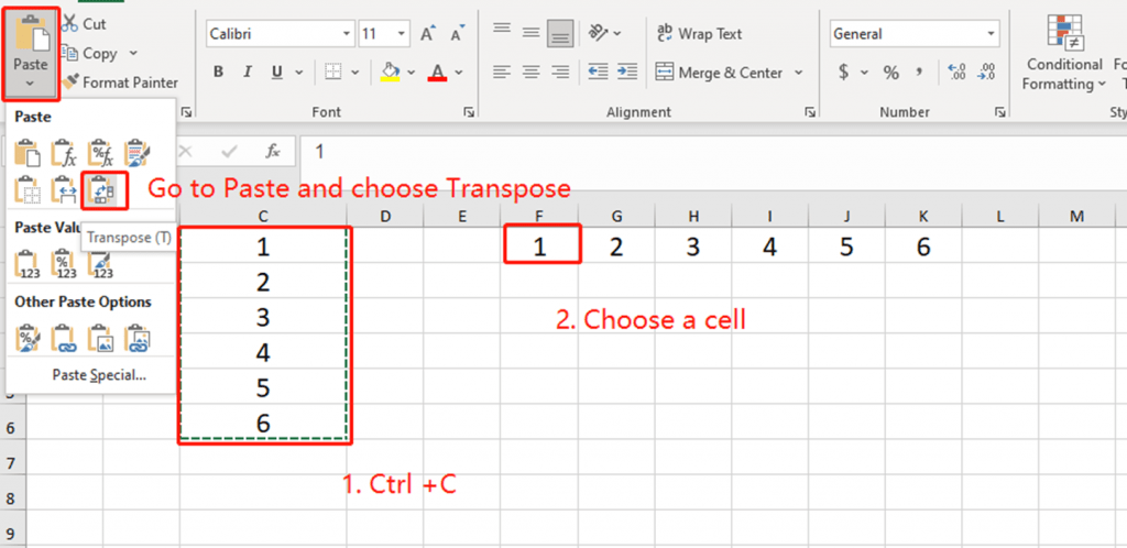Take You To Know 6 Excel Paste Tips