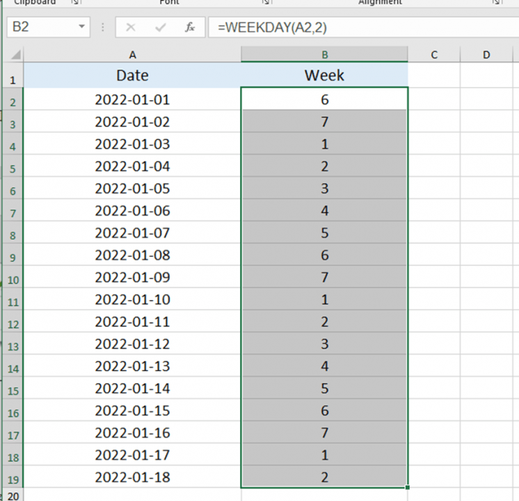 Five Ways To Find Day Of Week From Date In Excel Five Ways To Find Day Of Week From Date In Excel