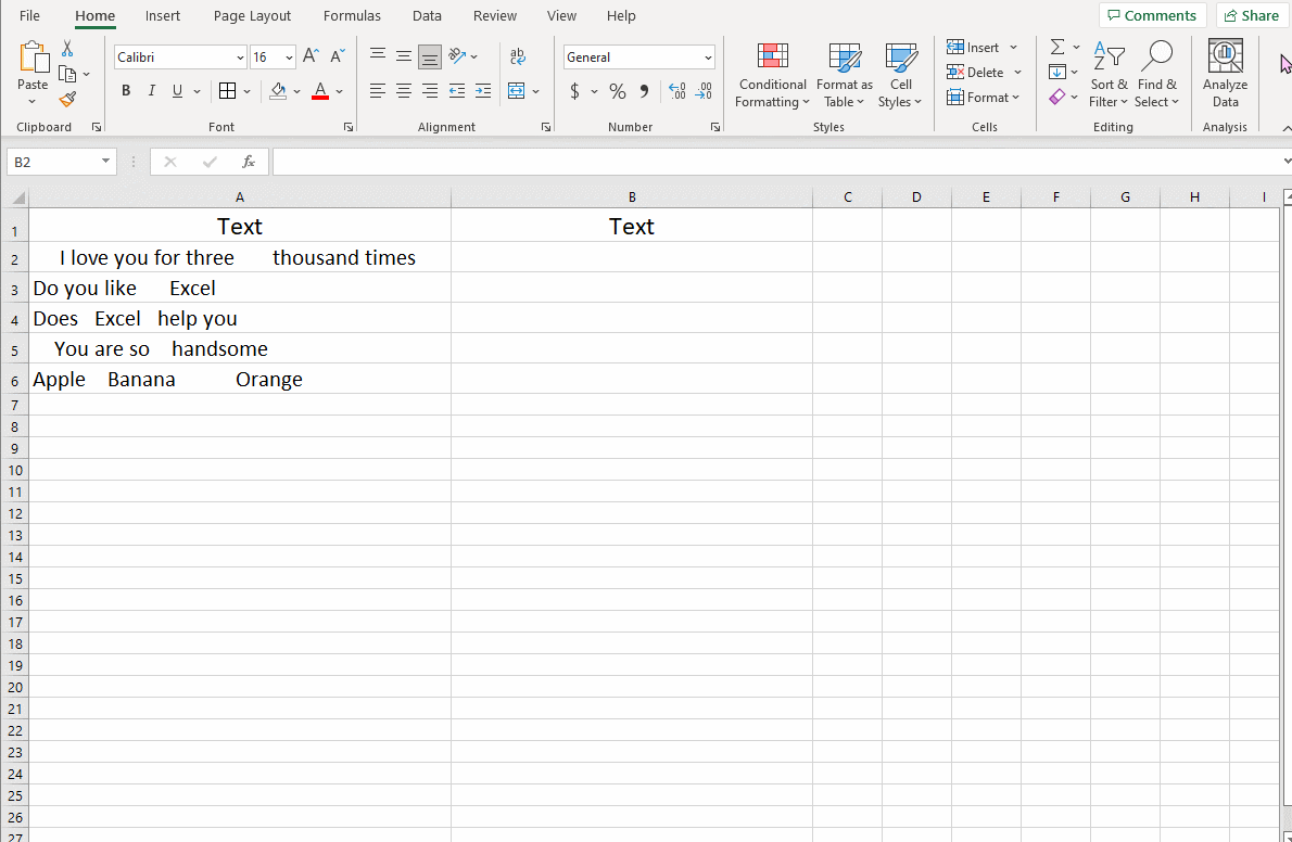 How To Remove Blanks In Excel Cells?