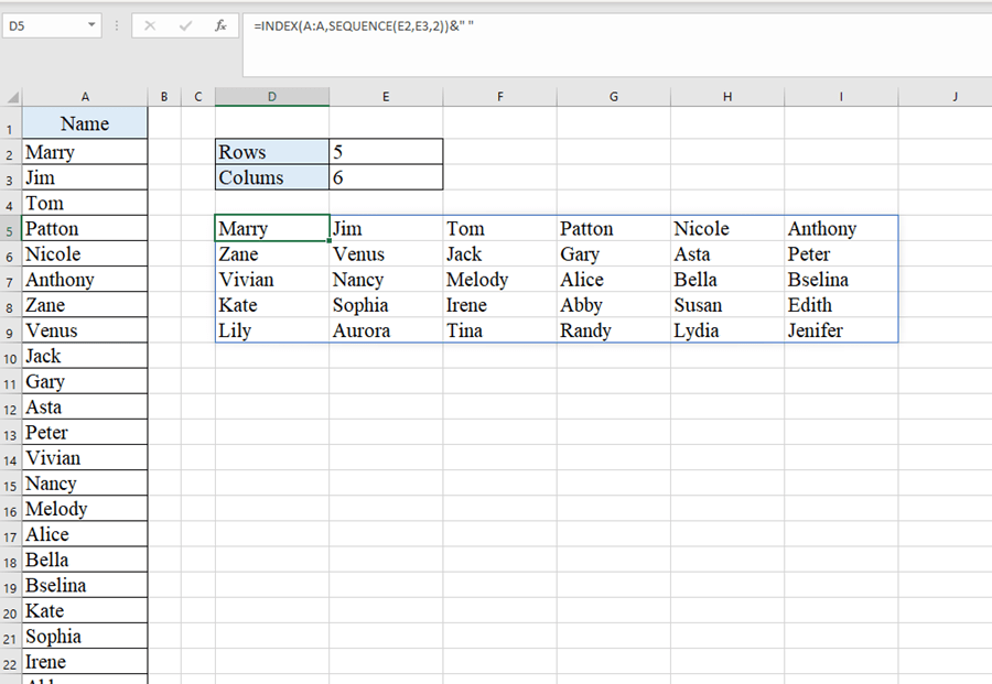 How To Use The SEQUENCE Function In Excel-Easy Understanding Tutorial How To Use The SEQUENCE Function In Excel-Easy Understanding Tutorial