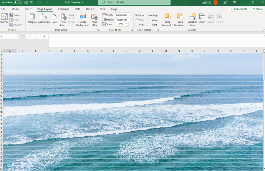 How to Set the Excel Background? How to Set the Excel Background?