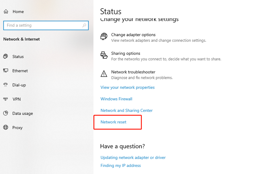 How To Reset Network Settings in Windows 10?