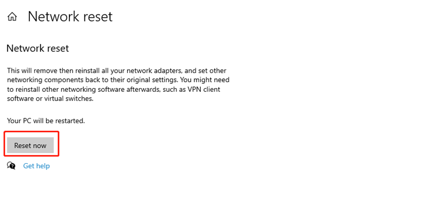 How To Reset Network Settings 