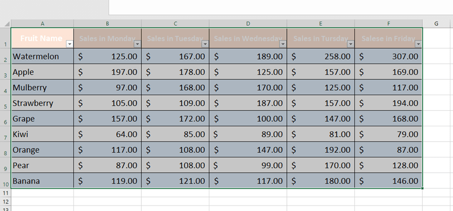 How To Create Dynamic Table in Excel How To Create Dynamic Table in Excel