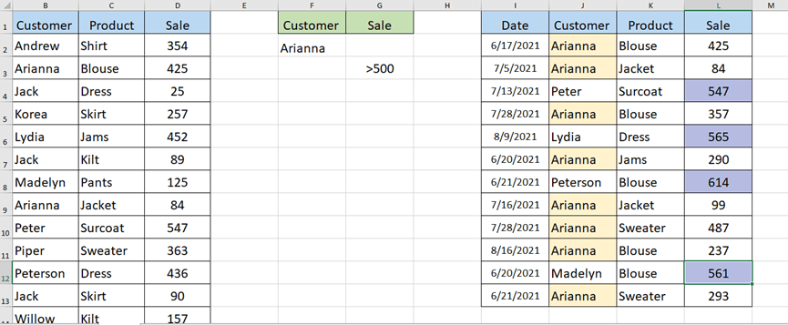 How To Use Advanced Filters In Microsoft Excel