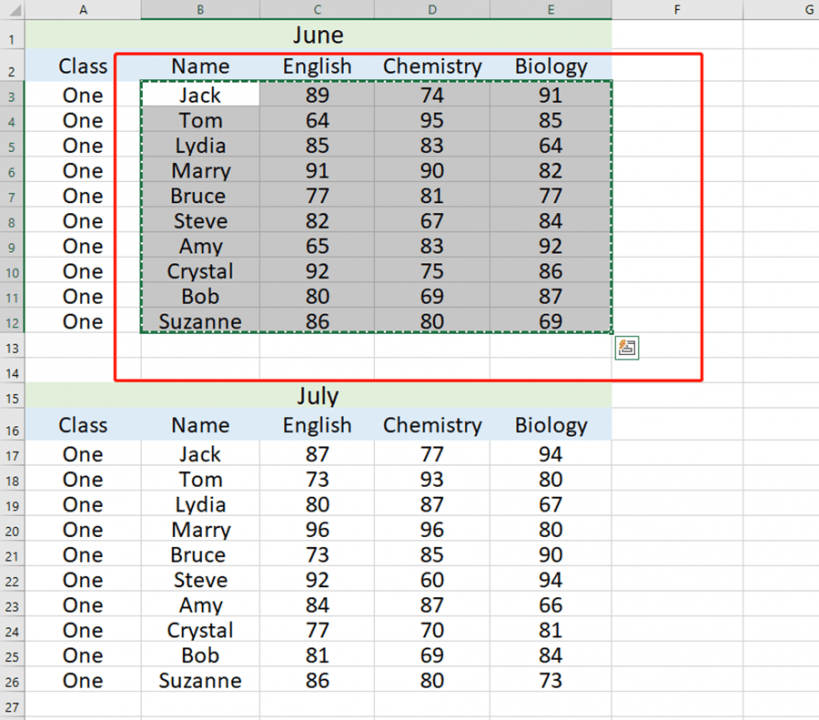 How to Compare Two tables in Excel How to Compare Two tables in Excel