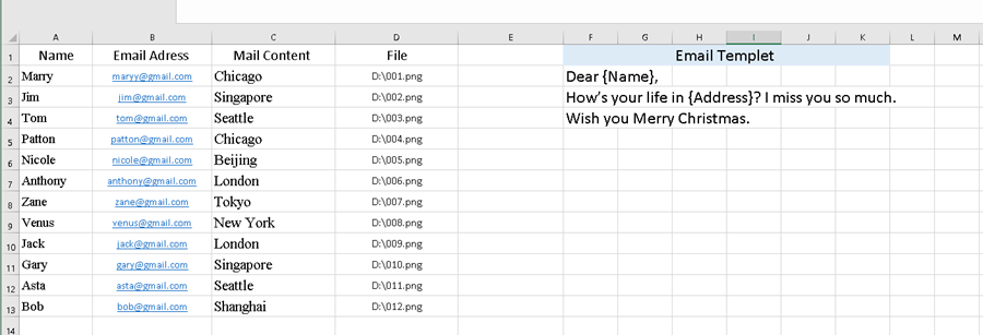 How to Send Mass Email from Excel?
