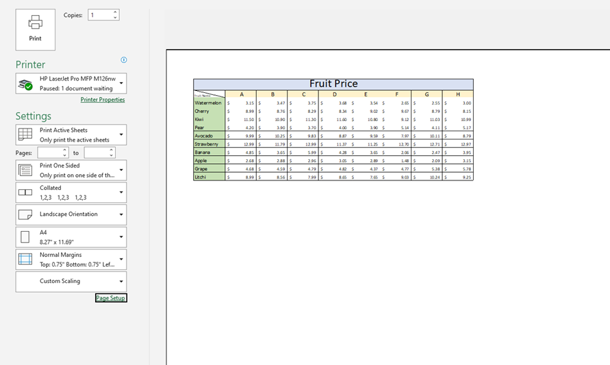 How to Print Large Excel Sheets? How to Print Large Excel Sheets?