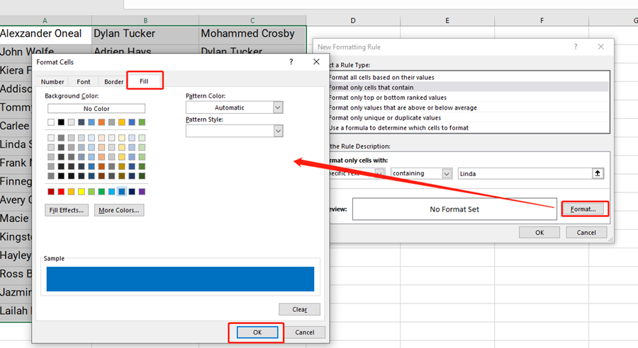 How To Auto Fill Color in Excel Based on Key Words? How To Auto Fill Color in Excel Based on Key Words?