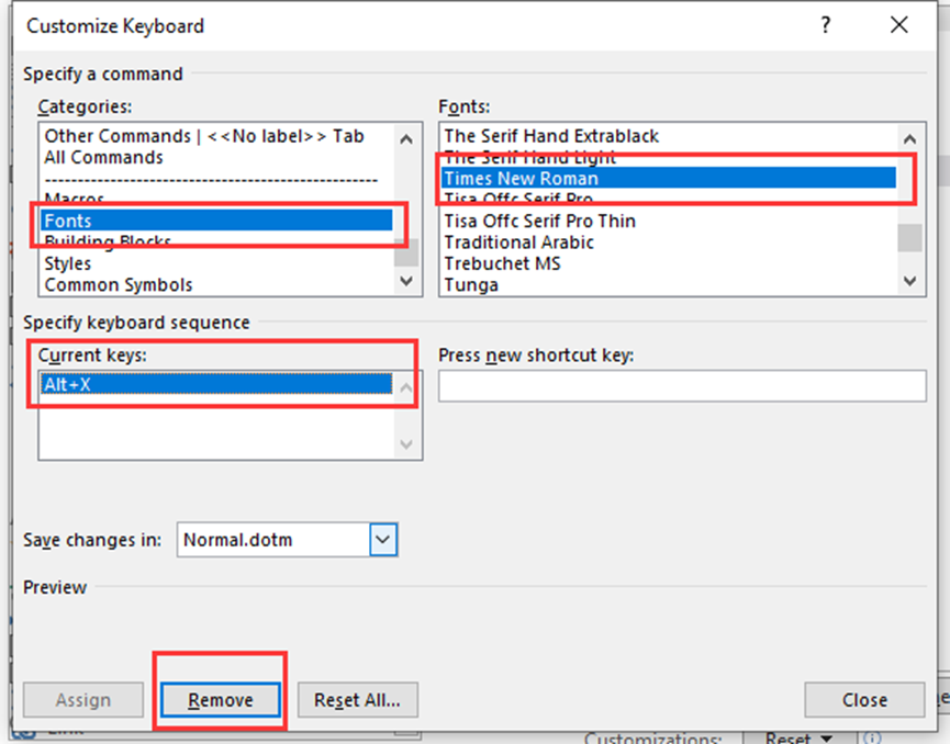 How to Set Shortcut Keys for Commonly Used Fonts in Word How to Set Shortcut Keys for Commonly Used Fonts in Word