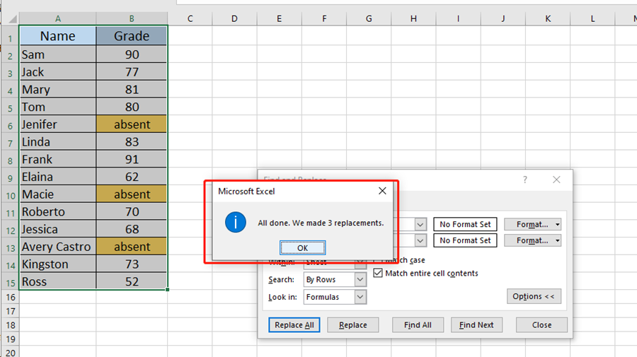 How to Replace in Excel Properly?